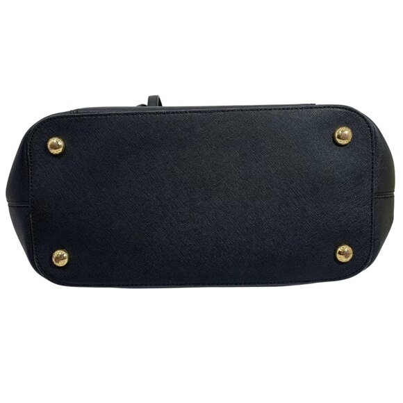 MK Michael Kors Jet Set Black Saffiano Leather Multifunction Pocket Tote Bag - Picture 7 of 16